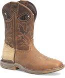 Double H Boot Veil Square Toe Roper in Brown